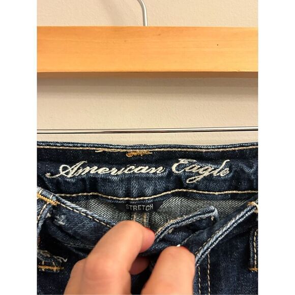 American Eagle Slouchy Jeans distressed oversized 0 regular - Picture 4 of 8